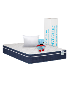 Colchon Nano Gel Restonic + 1 Almohada SC + Colchonsin de Regalo