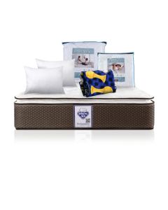  Colchón Spring Air VALUE + Sabanas Ensueño + Protector Ensueño +  2 Almohadas GRATIS+ Frasada GRATIS